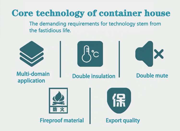 Hot Selling Foldable Container House 40 Ft House Made Container Portable Office Container manufacture