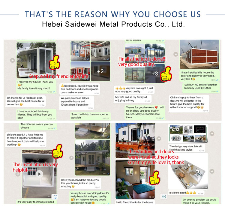 20FT 2 bedroom container homes 40ft expandable container house with bathroom expandable container house factory