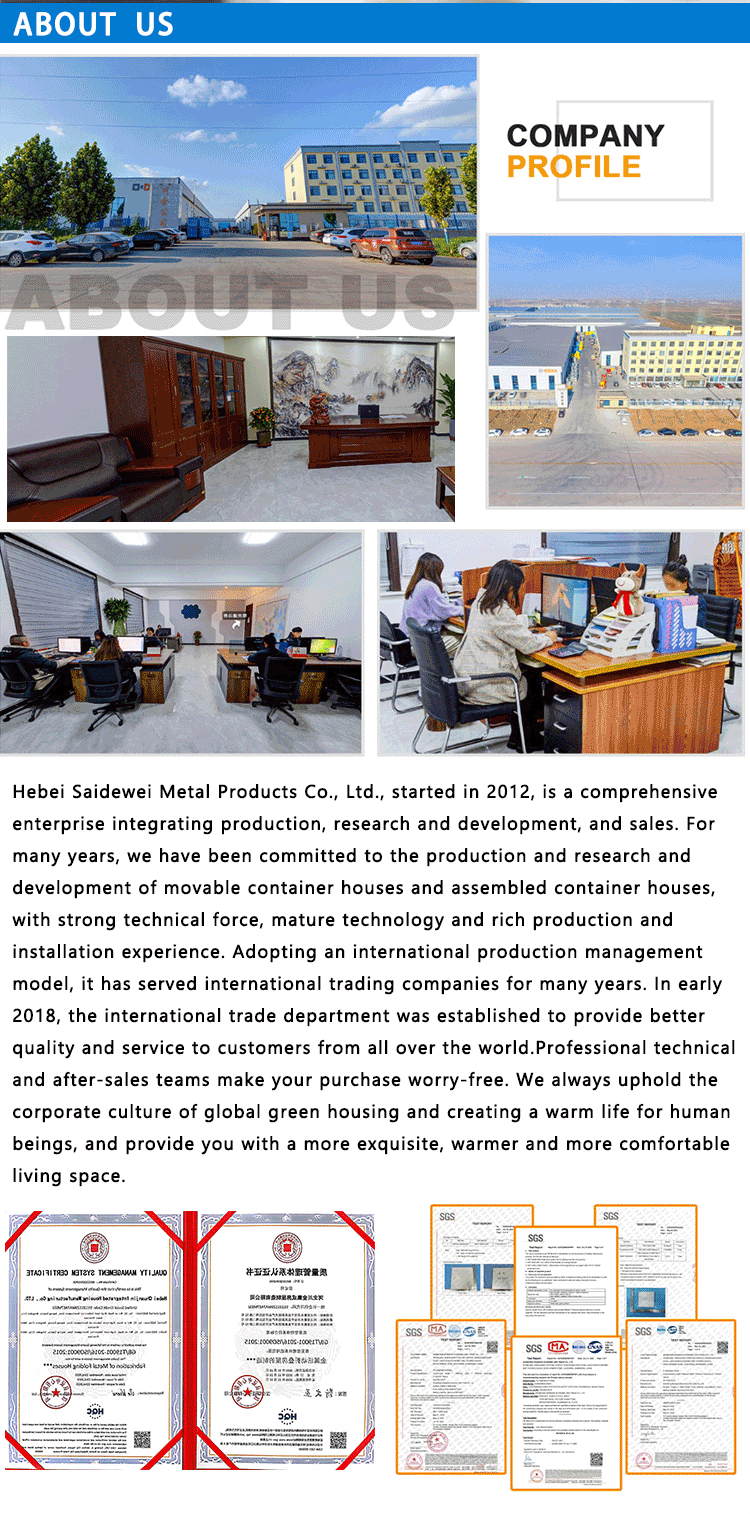 Hot Selling Foldable Container House 40 Ft House Made Container Portable Office Container supplier