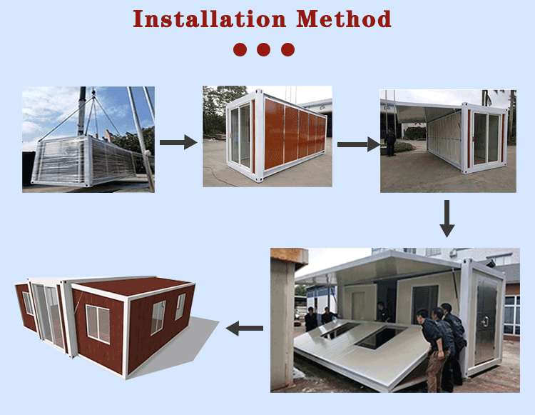 ready made prefabricated expandable container home tiny container house portable home house details