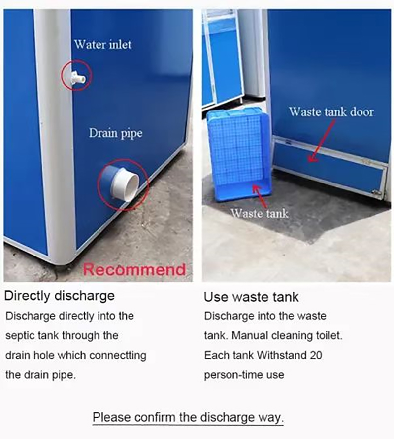 Modern Prefab Portable Mobile Toilet Bathroom Outdoor Public Cabin For Camping Restroom Shower Modern 1 - 49 units supplier