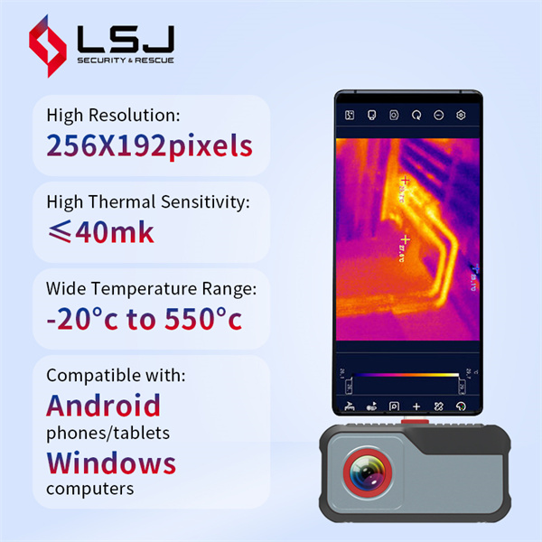 Получавайте високотехнологично топлинно зрение с евтин термален камерен за Android