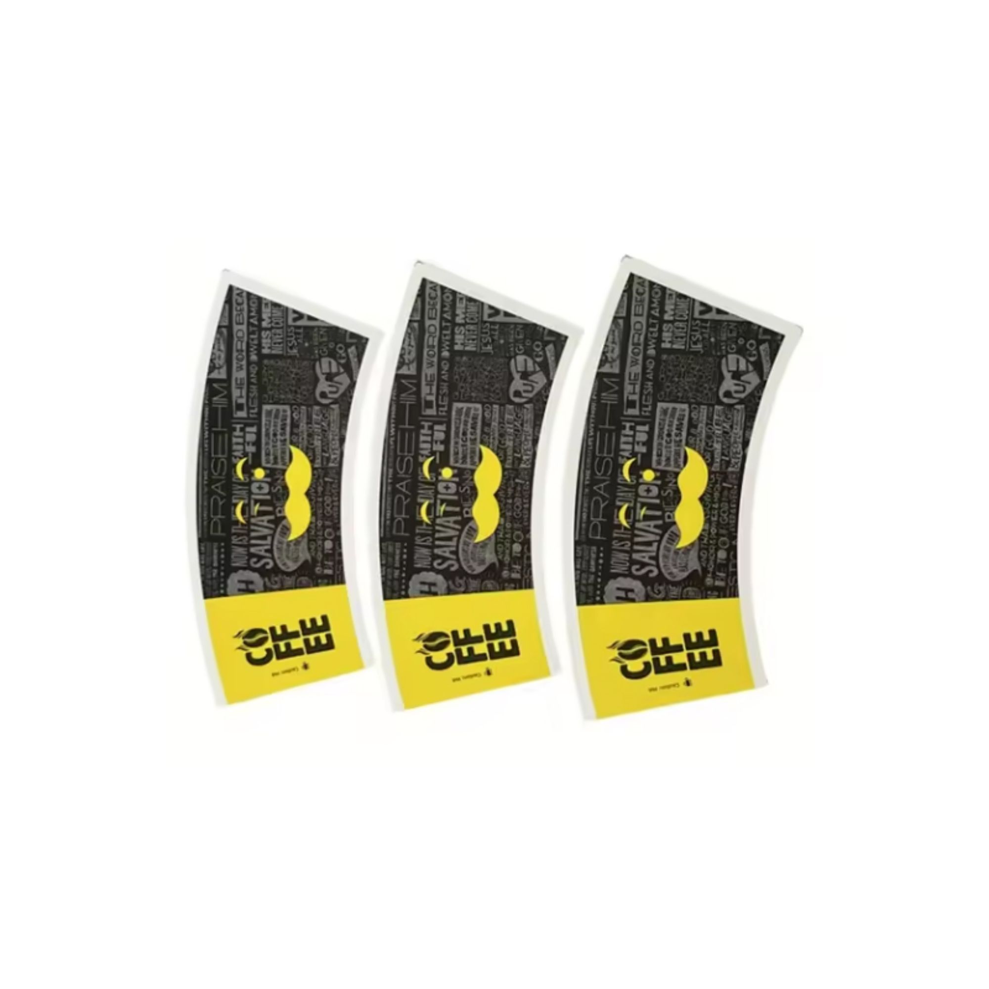 مادة خام مروحة أكواب ورقية من الصانع لمطابخ القهوة مغلفة بطبقة PE للأجهزة الرقمية لطباعة الأكواب الورقية