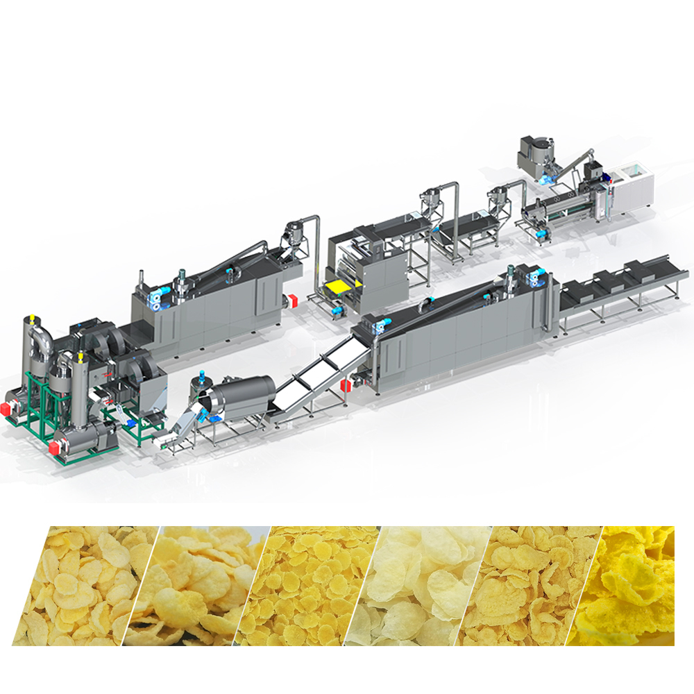 Corn flakes making machine