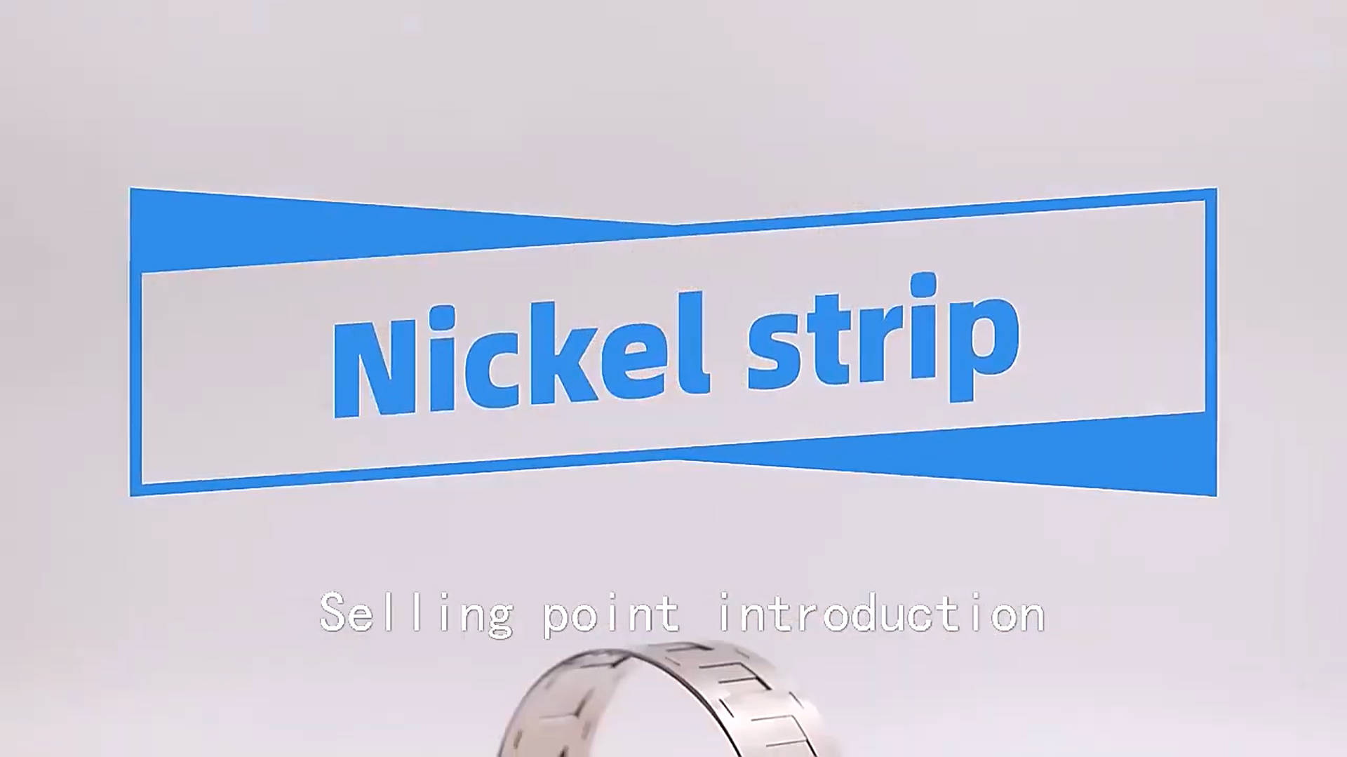 Nickel tape - for battery connection