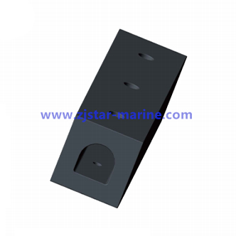 Trapezoidel-type rubber fender