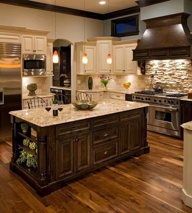 Easy Installation and Maintenance of Double Building Kitchen Cabinets