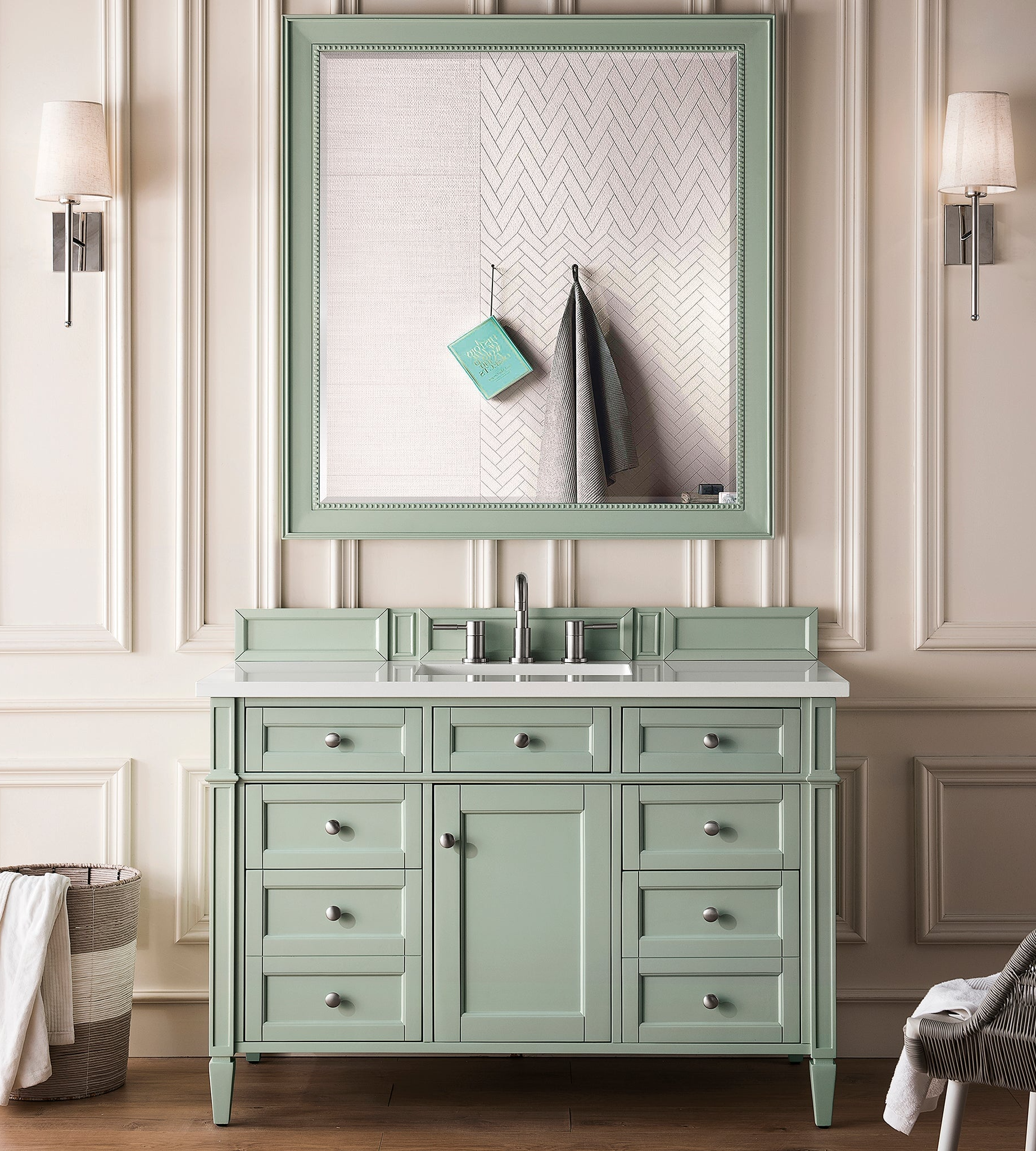 Functionality and Style in Double Building Vanity Cabinets