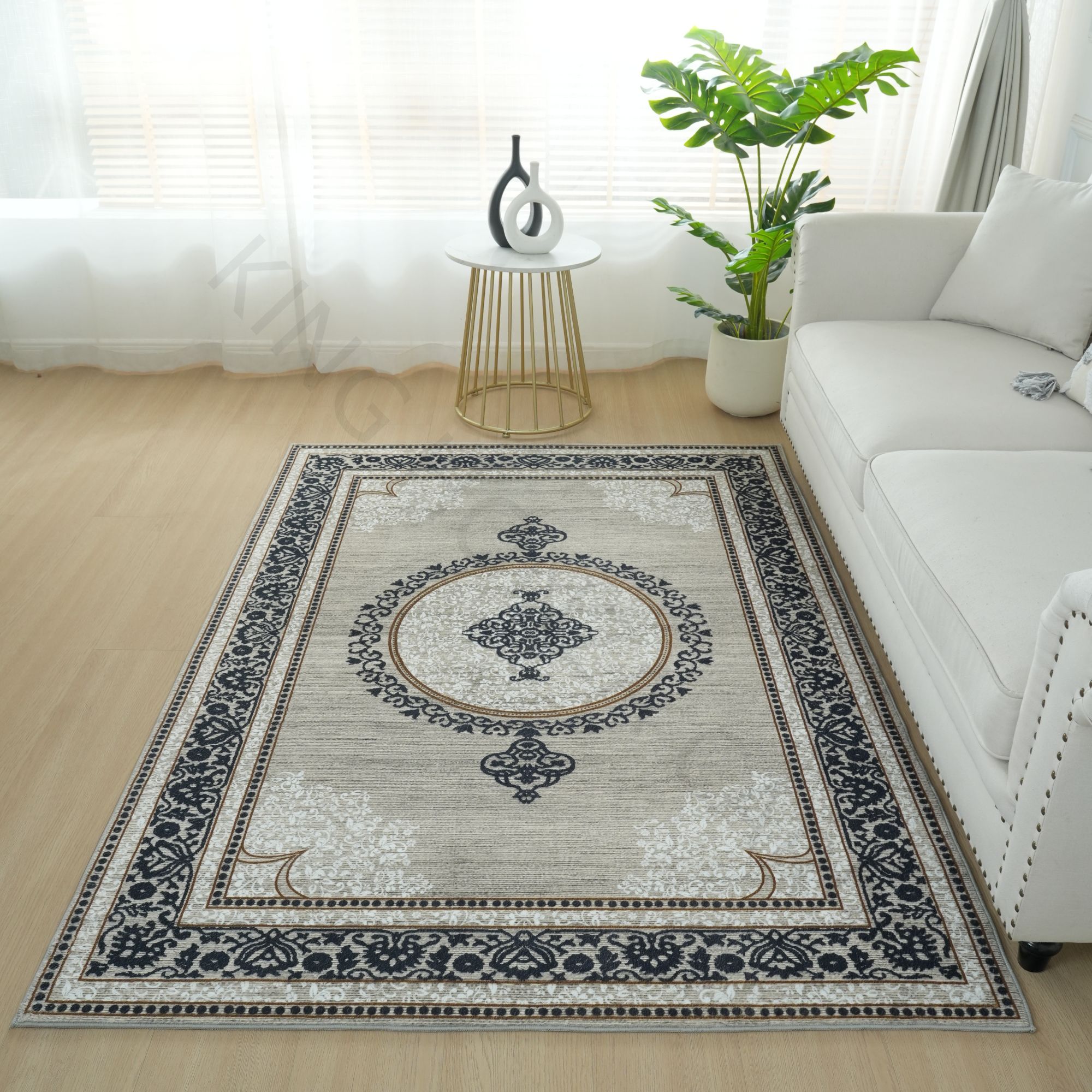 Eleva l'arredamento della tua casa con un tappeto grigio morbido