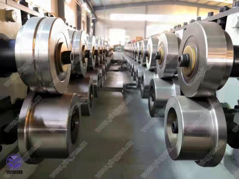 Supermarket Shelf layer panel and back panel roll forming machine factory