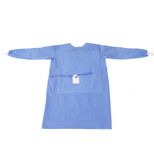 การป้องกันการปนเปื้อนด้วยชุดกาวน์แบบใช้แล้วทิ้งที่สะอาด