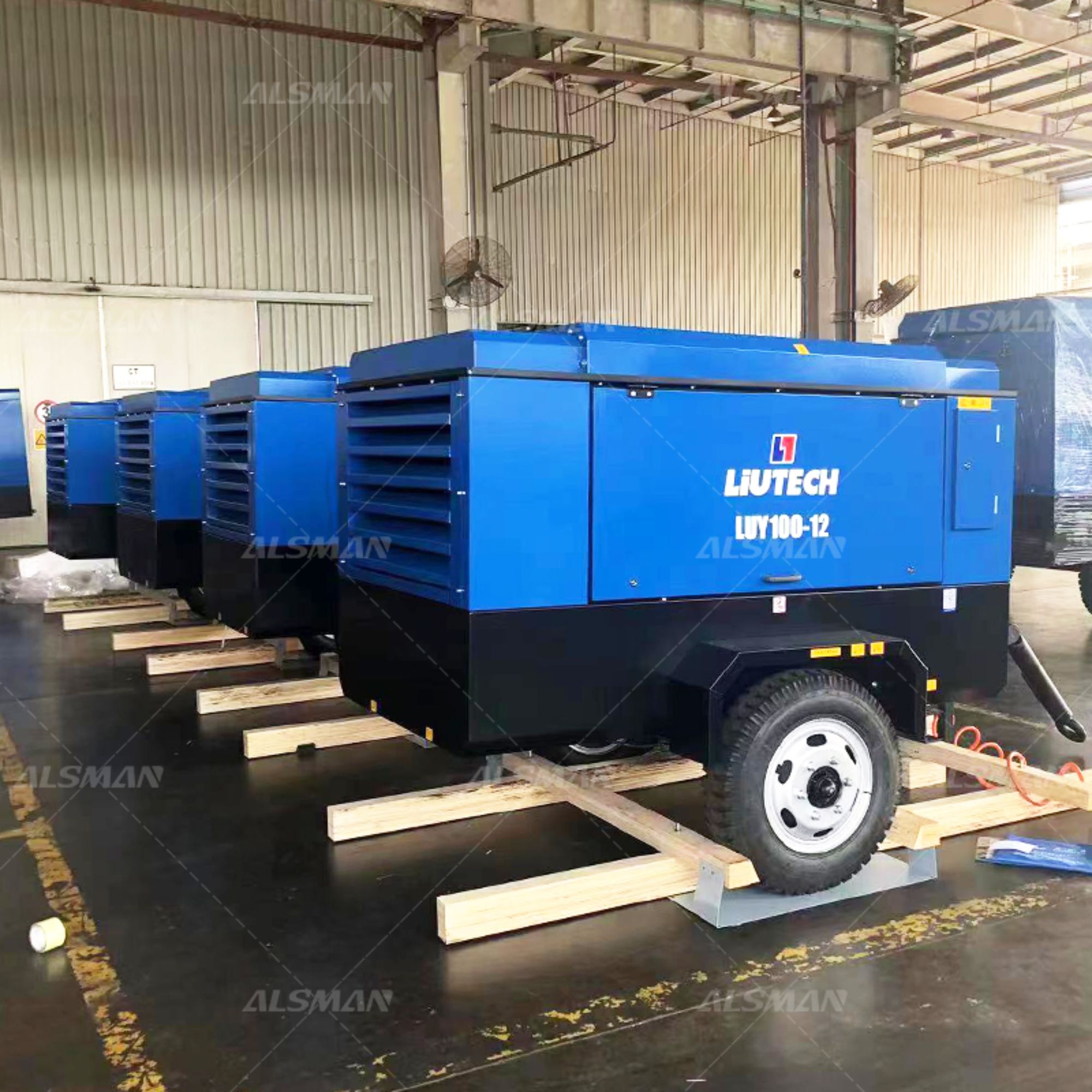 Liutech LUY100-12 Przenośna Sprężarka Powietrza do Rozbijania Betonu