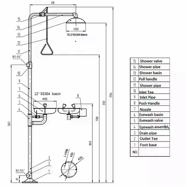 Güvenlik Duşu Göz Yıkama İstasyonu ile Hızlı ve Kolay Göz Uyuziyonu Tedavisi