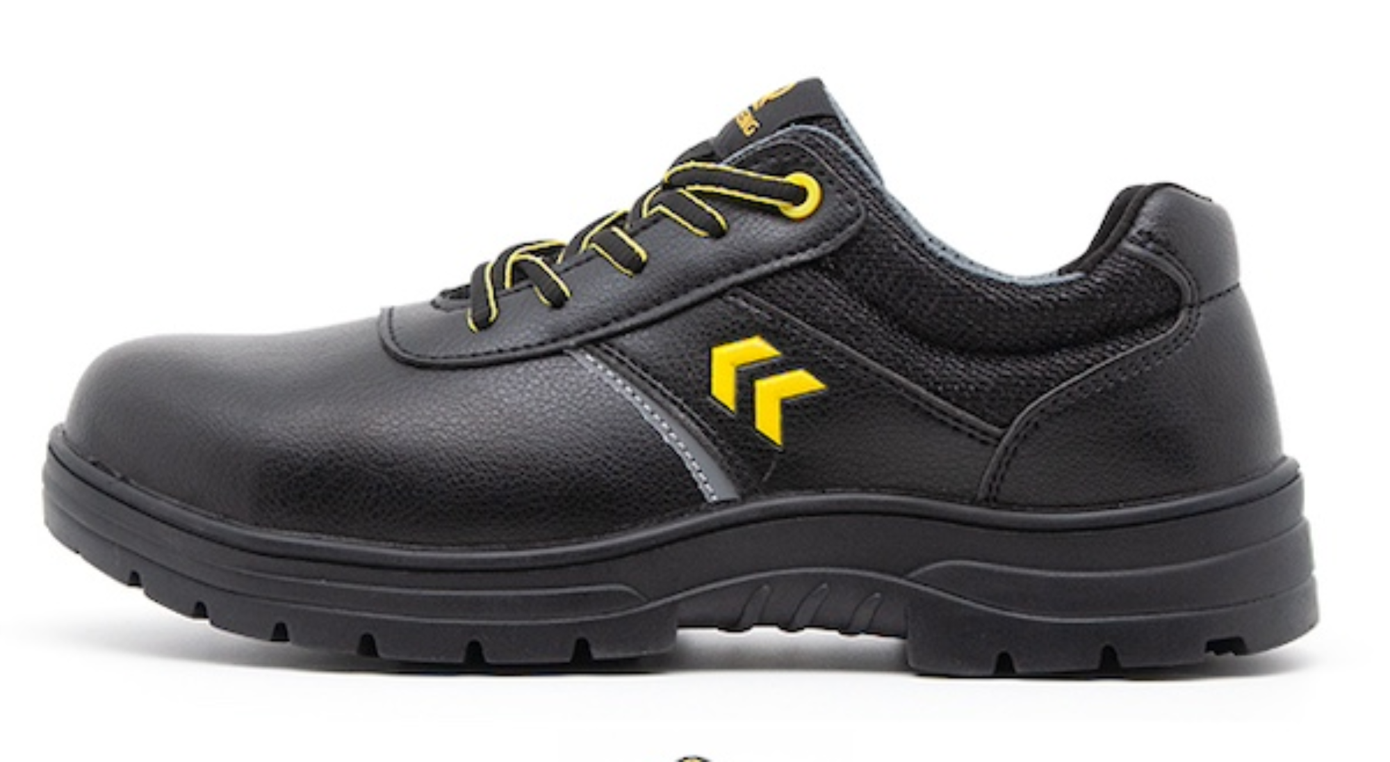 Противоскользящая Противостатическая Чёрная Микрофибра Из Кожи Резиновая Подошва Противодавление Пластиковый Мыск Защитная Обувь