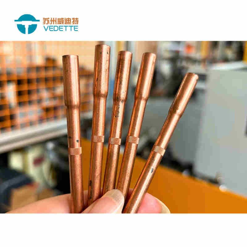 Машине за обрљање алуминијумских цеви за производњу у великим количинама.