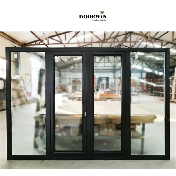 Exterior aluminum glass doors