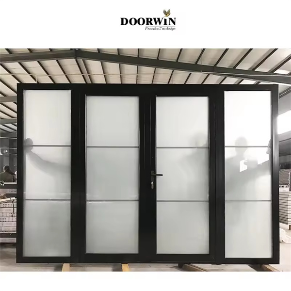 Transform your entryway with sleek and modern aluminum glass doors