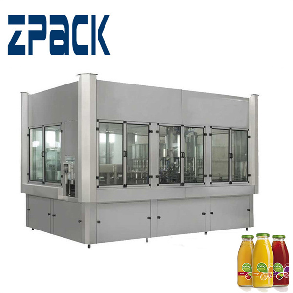 آلات تعبئة زجاجات العصير القابلة للتخصيص لاحتياجات عملك