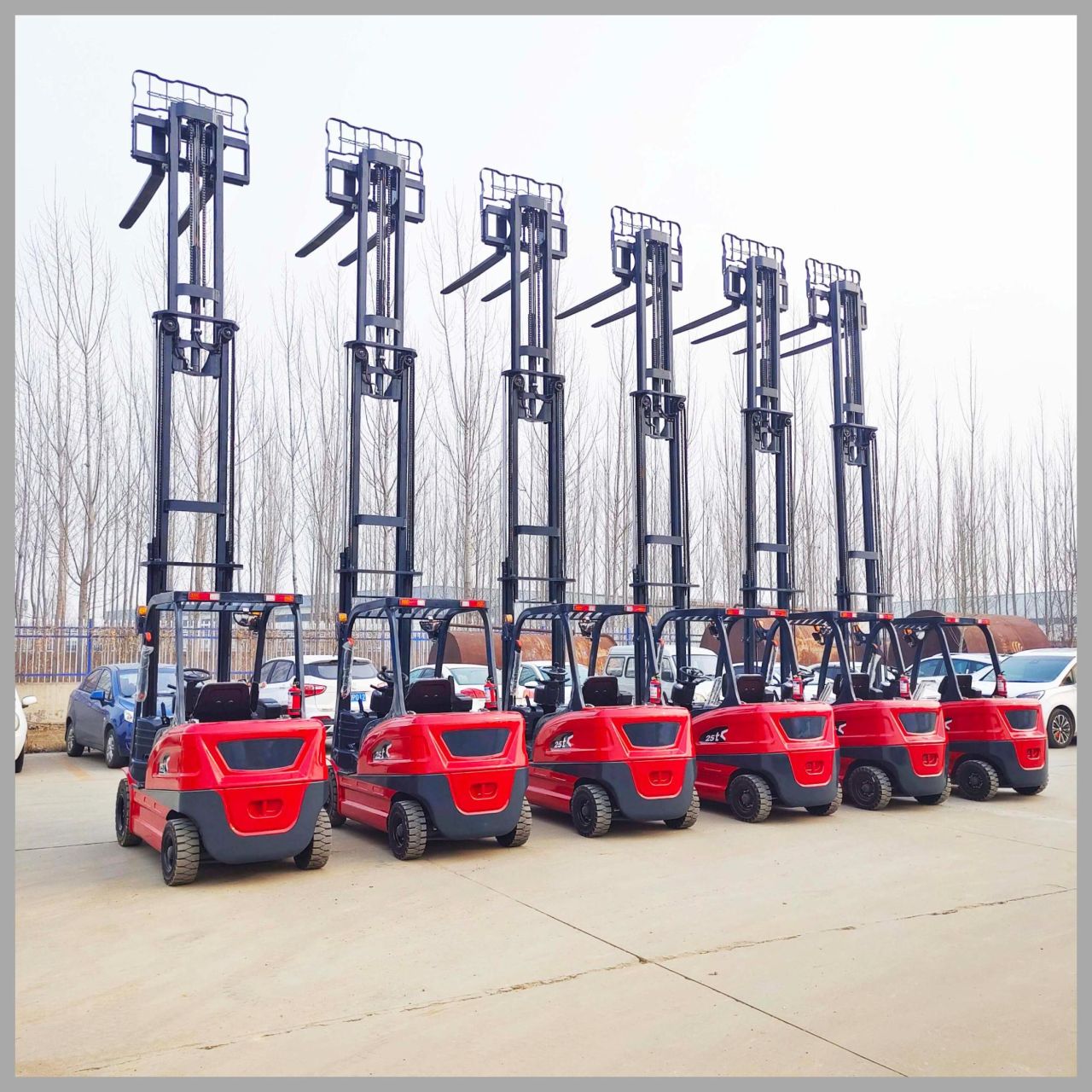 Güvenlik, Tüm Stacker Forklift İşlemleriyle Birlikte