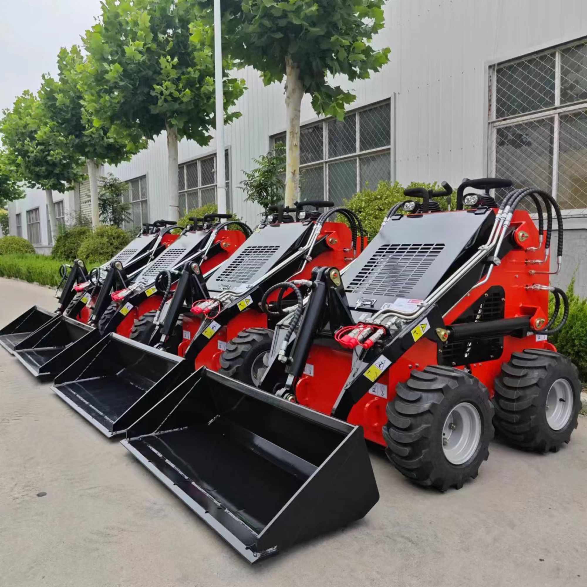 WY380 Çin skid steer mini skid steer loader track loader skid steer satış için