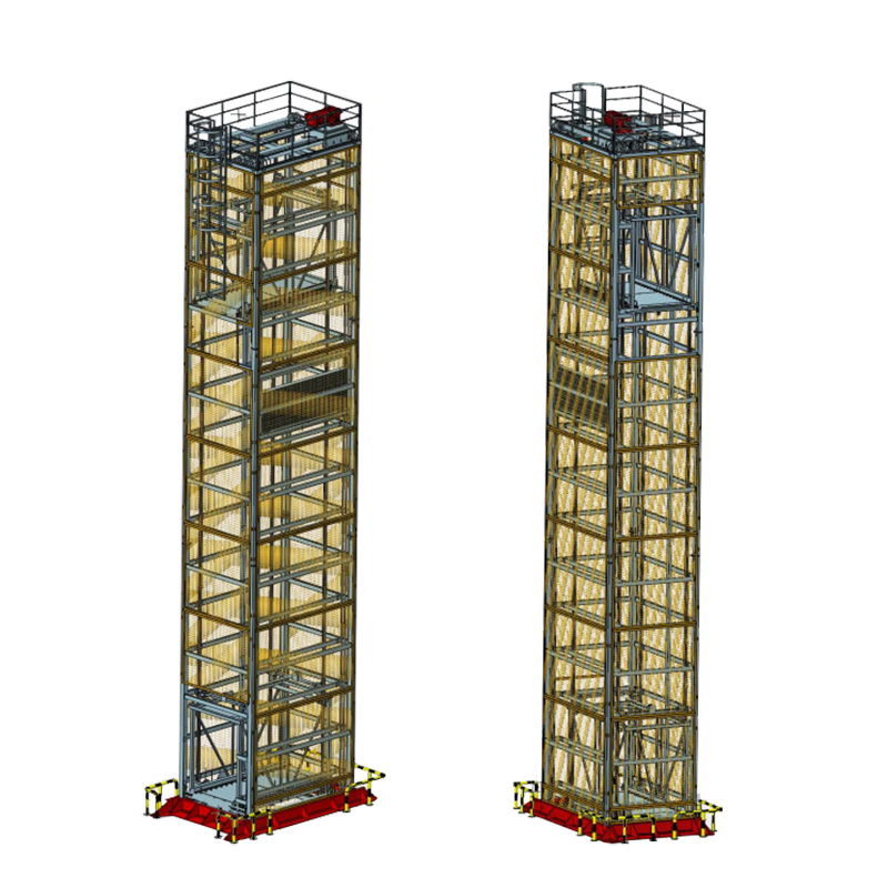Pallet Lifting Roller Conveyor System for Glass Bottles