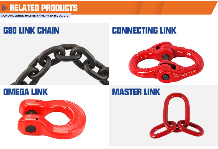 G80 shortening clutch sling hook para ayusin ang paggawa ng chain length