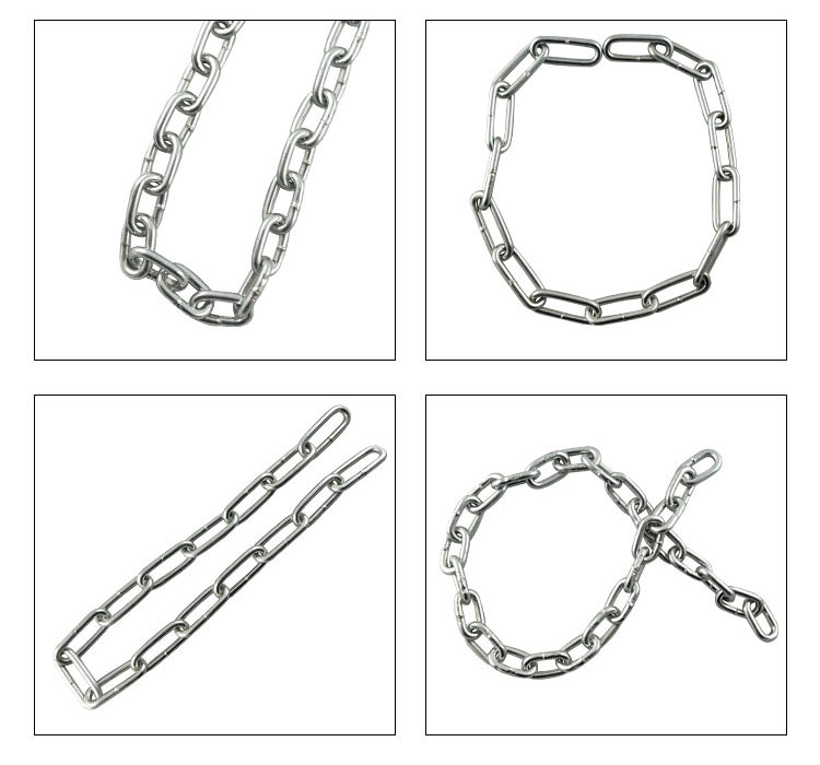 Din 764  High quality standard welded steel medium link chain factory