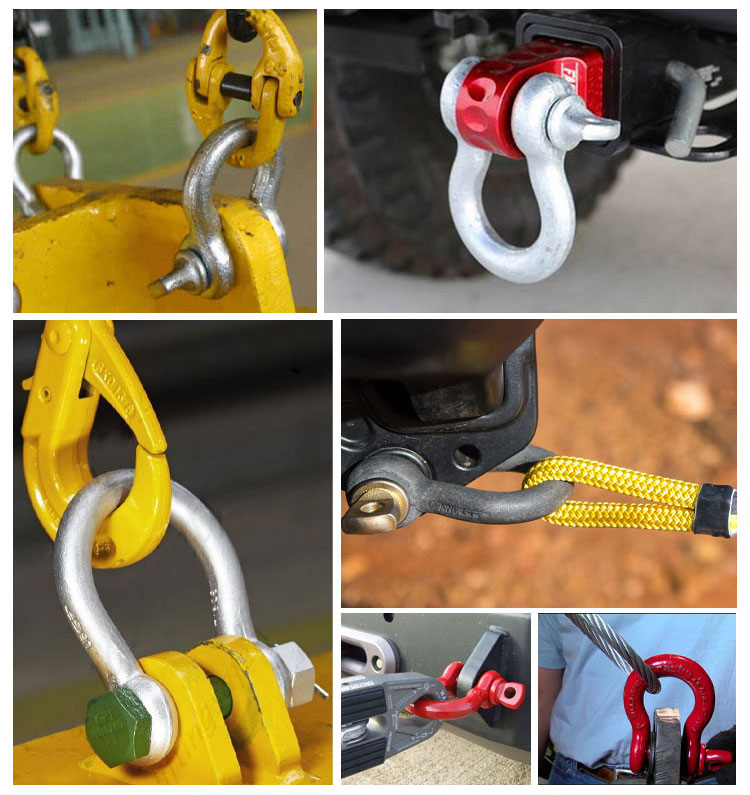 G2130 US type shackle bolt type anchor shackles supplier