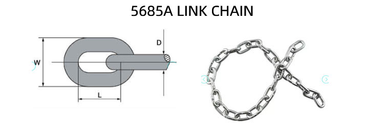 G30 Steel Chain Galvanized DIN5685 Welded Steel Long Link Chain factory