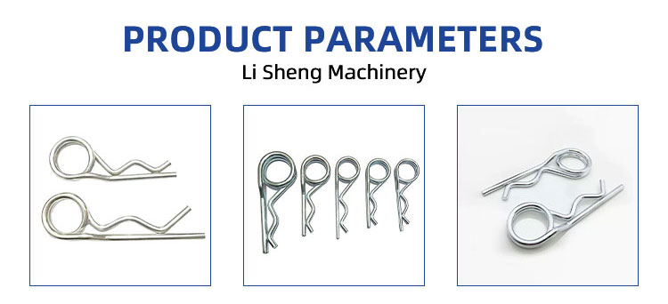 Stainless Steel Retaining Spring Pins Spring R Clip Double Coil Cotter Pin manufacture