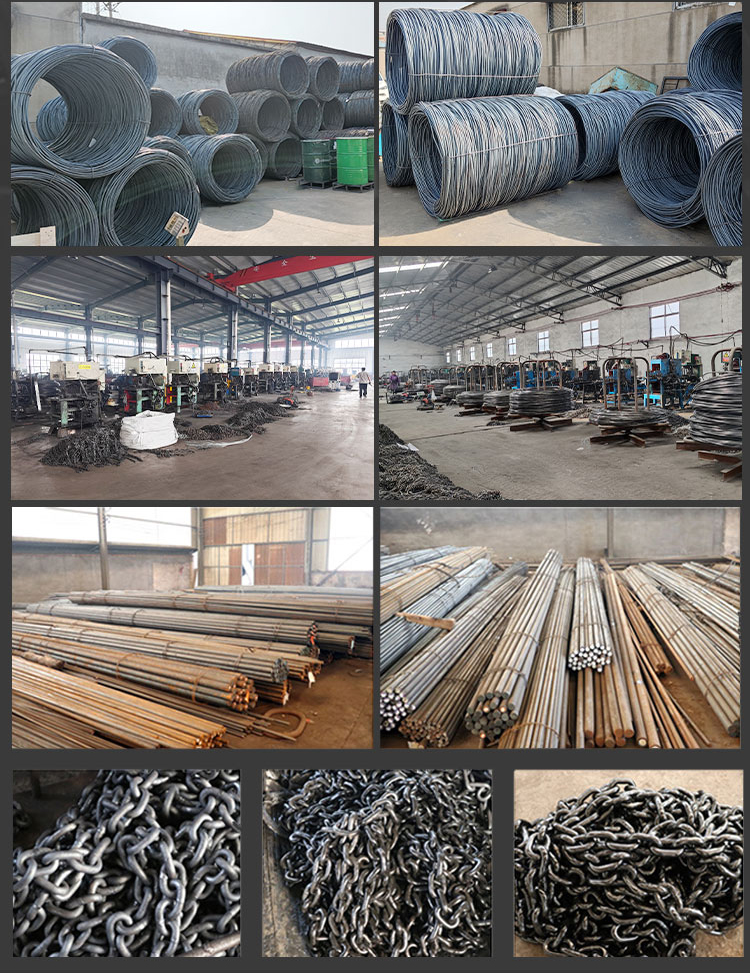 High quality G100 Blackened Hot-dip Galvanized Chain for Lifting supplier