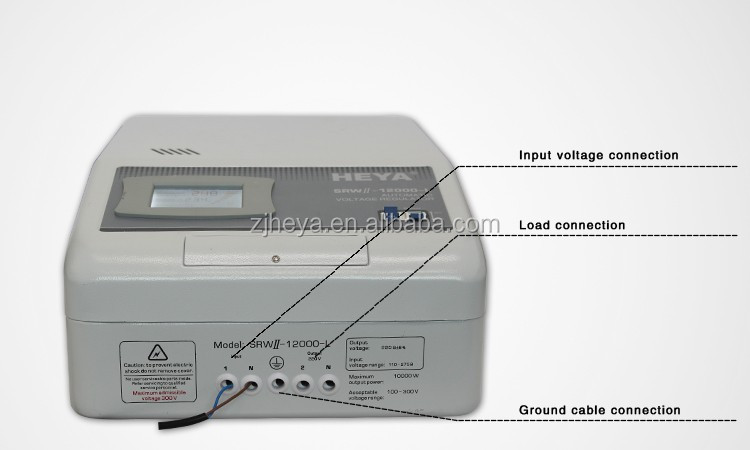 Single Phase 12KVA Automatic Voltage Regulator / Stabilizer SVC 110-260v Input 220v Output AC Current Voltage Protection supplier