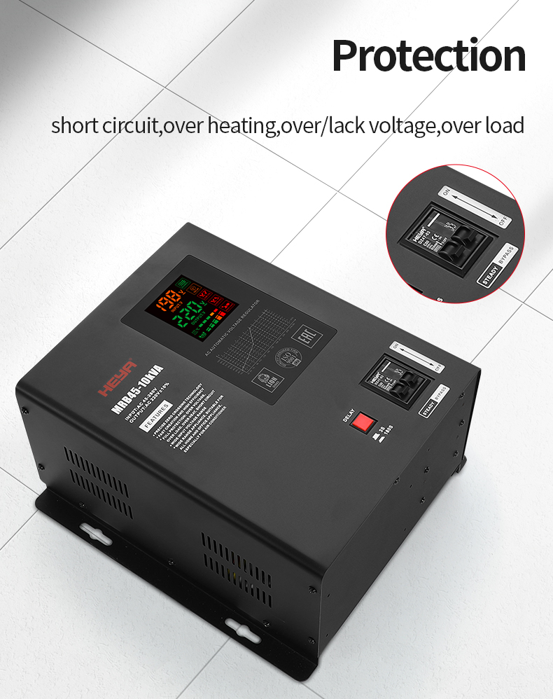 MRB Series 500VA-30KVA voltage stabilizer price list 5kva automatic voltage stabilizer price list for home supplier