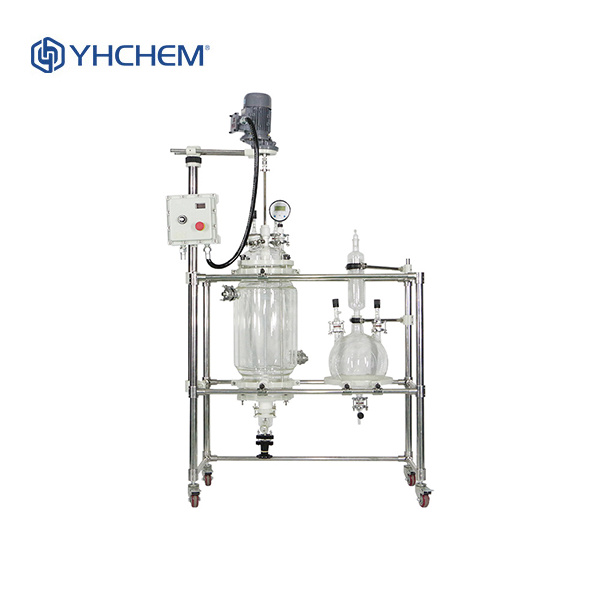 الكفاءة والدقة مع المفاعل الزجاجي المغلف بسعة 20 لتر
