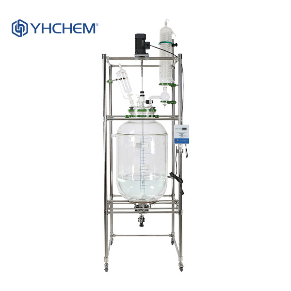 The importance of safety features in pilot glass reactors.