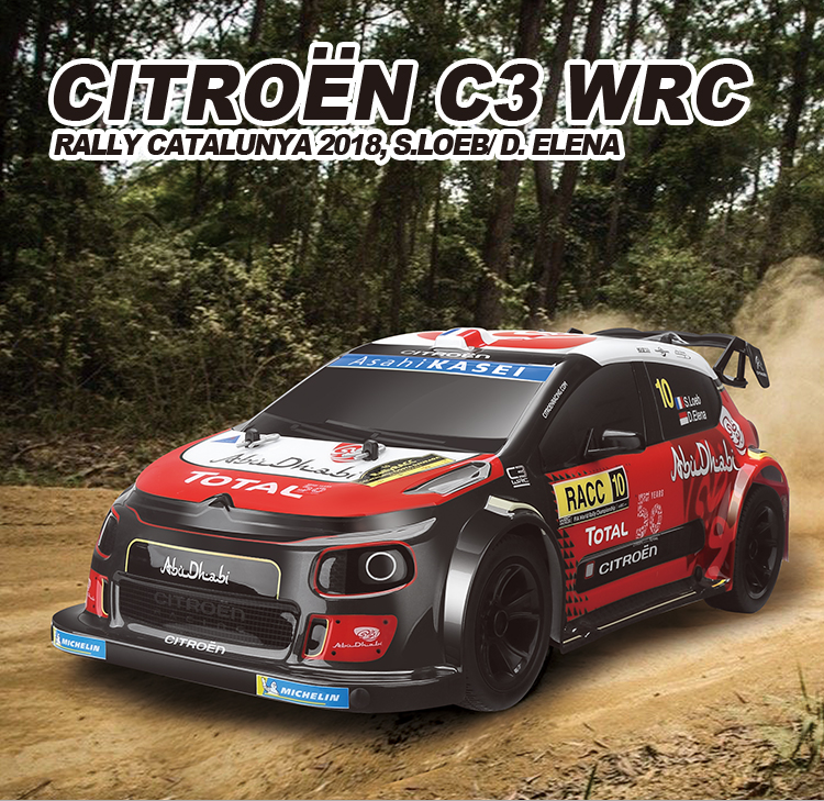 FAST GEARZ - 1/10 Big RC Car Toy Official Licensed CITROEN C3 WRC Kids Remote Control Racing Vecihle w/ Rechargeable Battery supplier