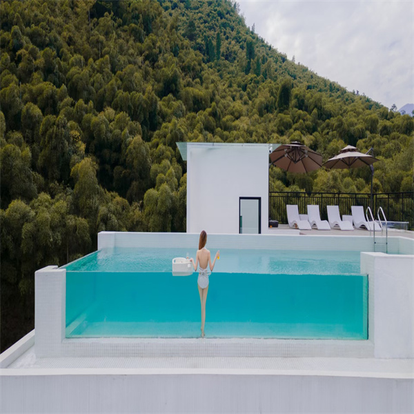 Transformer votre jardin en un lieu de détente luxueux grâce à un mur de piscine en acrylique