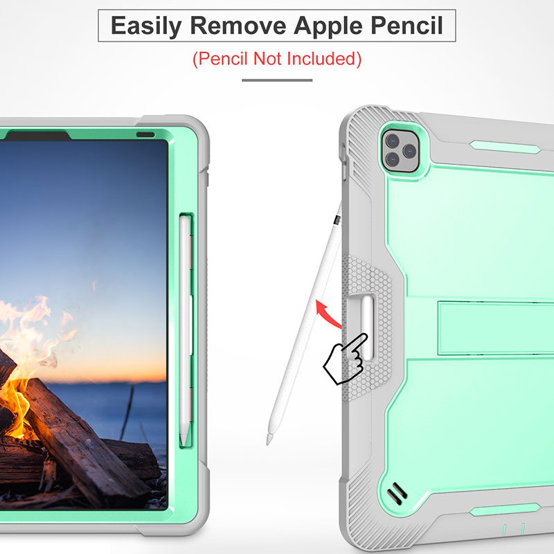 Laudtec SJK036 Rugged Heavy Duty Multi-Functional Protectionshockproof Tablet Case For Ipad 12.9" 10.9" 10.5" 9.7" 9.5" Pro Mini details