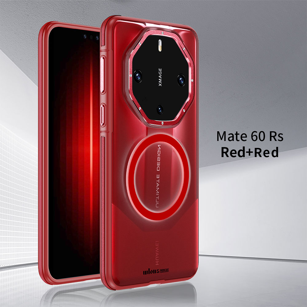 WLONS WLS21 Drop Proof Friendly Lychee Skin Pattern Mobile Camera Lens Protection Tpu Phone Case For Huawei Mate60