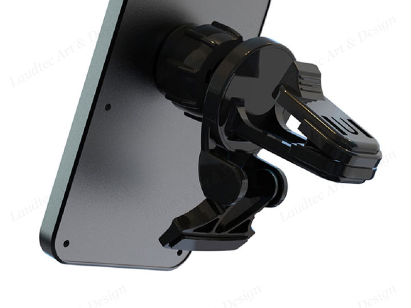 Laudtec KC025 Transparent Chargers 15W Magsafe Magnetic Foldable Wireless Charger For Iphone Samsung supplier