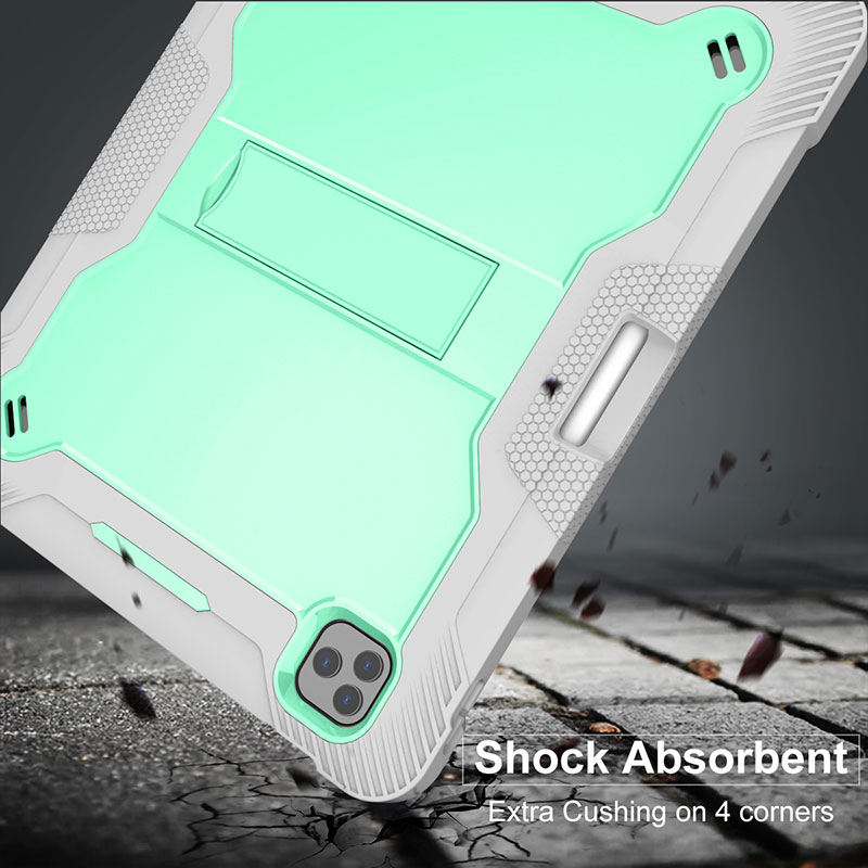 Laudtec SJK036 Rugged Heavy Duty Multi-Functional Protectionshockproof Tablet Case For Ipad 12.9" 10.9" 10.5" 9.7" 9.5" Pro Mini supplier