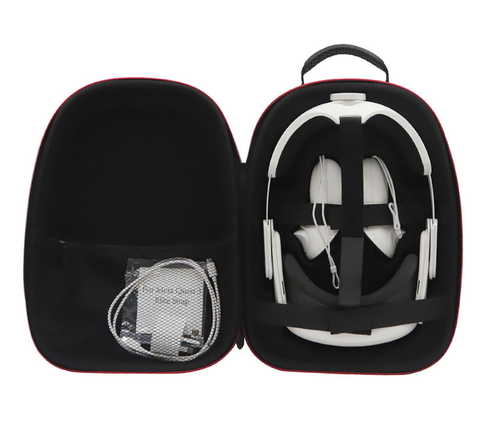 Eva Case Foam Material Carry Portable For Meta Quest 3 Vr Oculus Headset Strap Battery Charging Dock Accessories factory