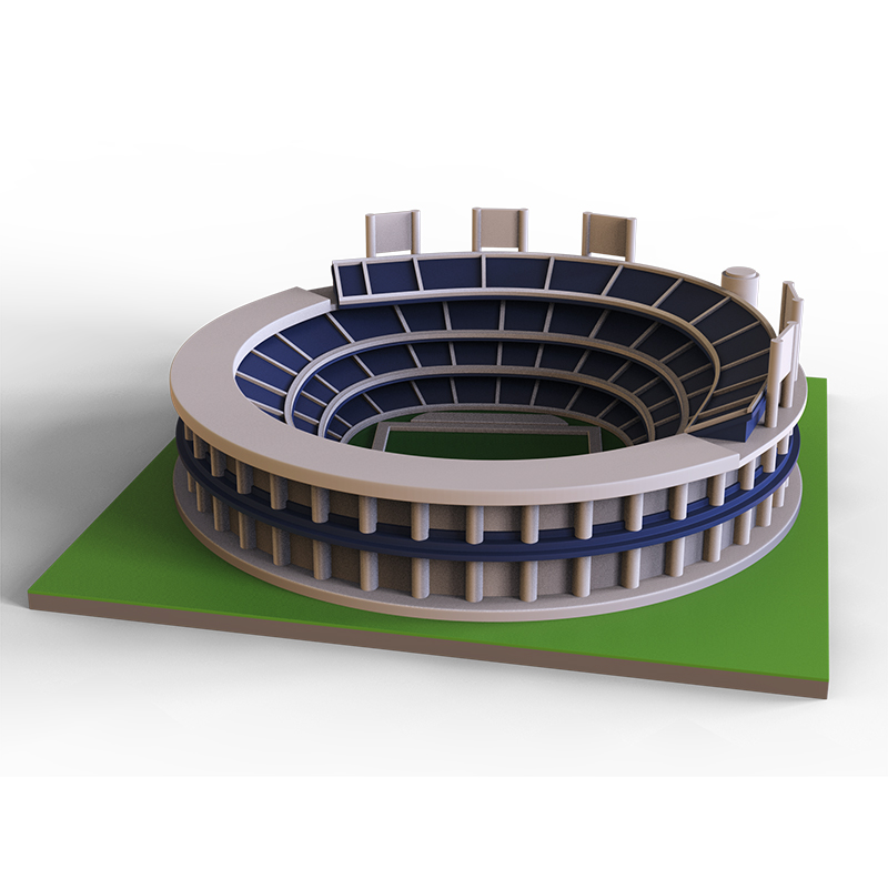 Custom mini souvenir miniature rugby stadium resin sculpture model factory