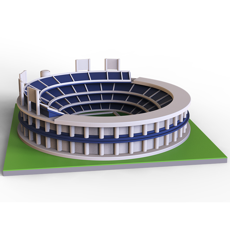 Custom mini souvenir miniature rugby stadium resin sculpture model details