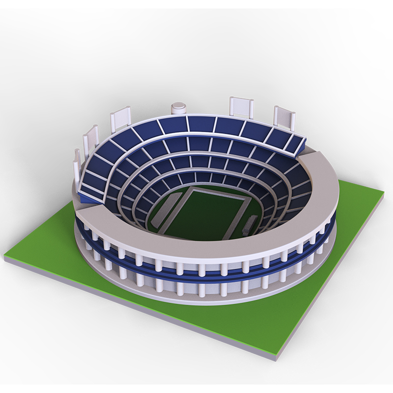 Custom mini souvenir miniature rugby stadium resin sculpture model factory
