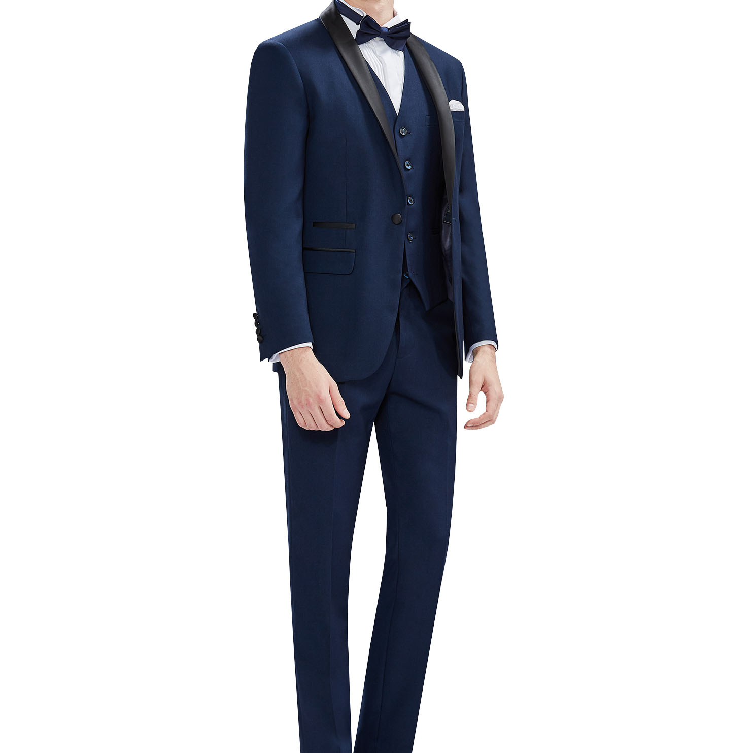 2024 High quality single-breasted 3 pieces men suit wedding blazer and pants vest custom mens suit details