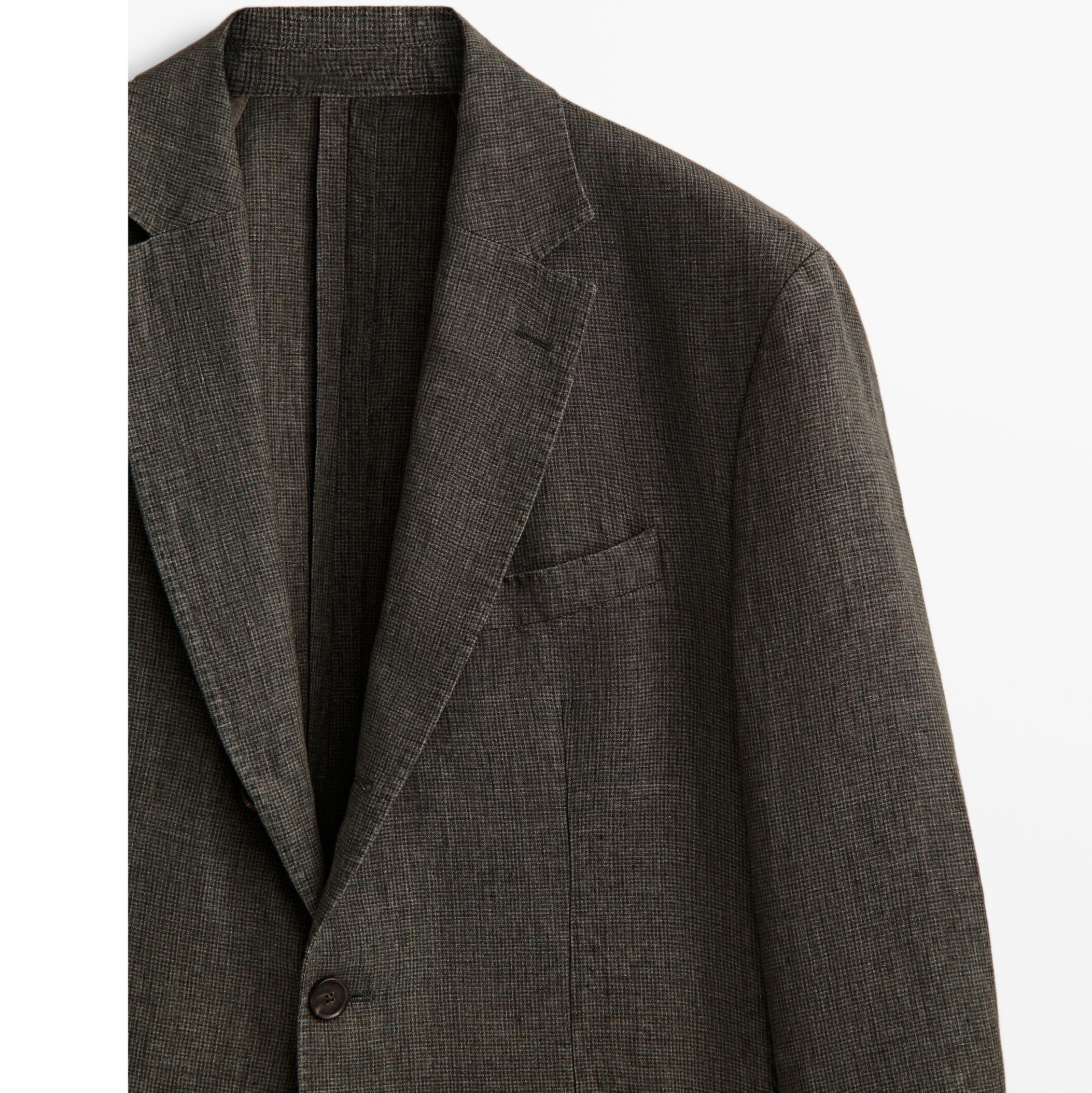 2024 Hot style double breasted 100% linen casual men suit blazer & jacket slim fit custom mens suit factory