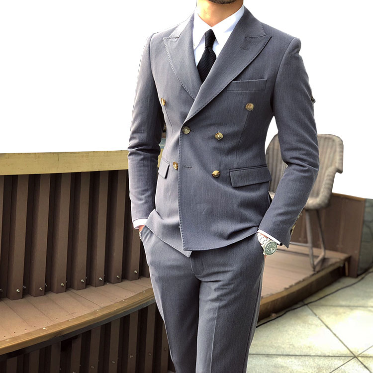 2024 Factory price (Jacket+Pants) Men Suit Slim Fit Wedding costume homme custom mens suit factory
