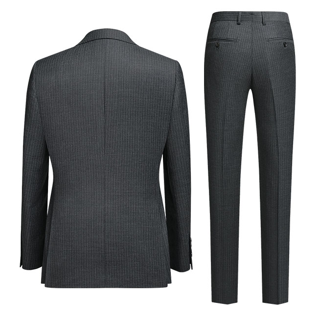 2024 Hot style factory price business suit new style striped jacket suit custom mens suit supplier