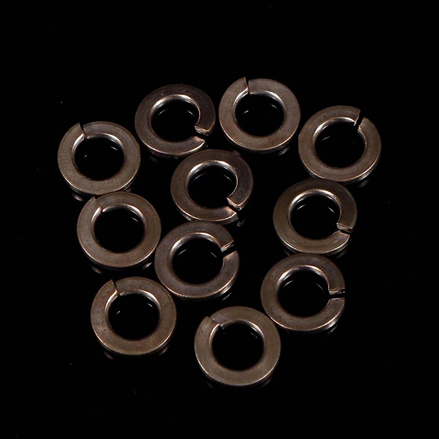 Redutores de parafuso de aço inoxidável preto